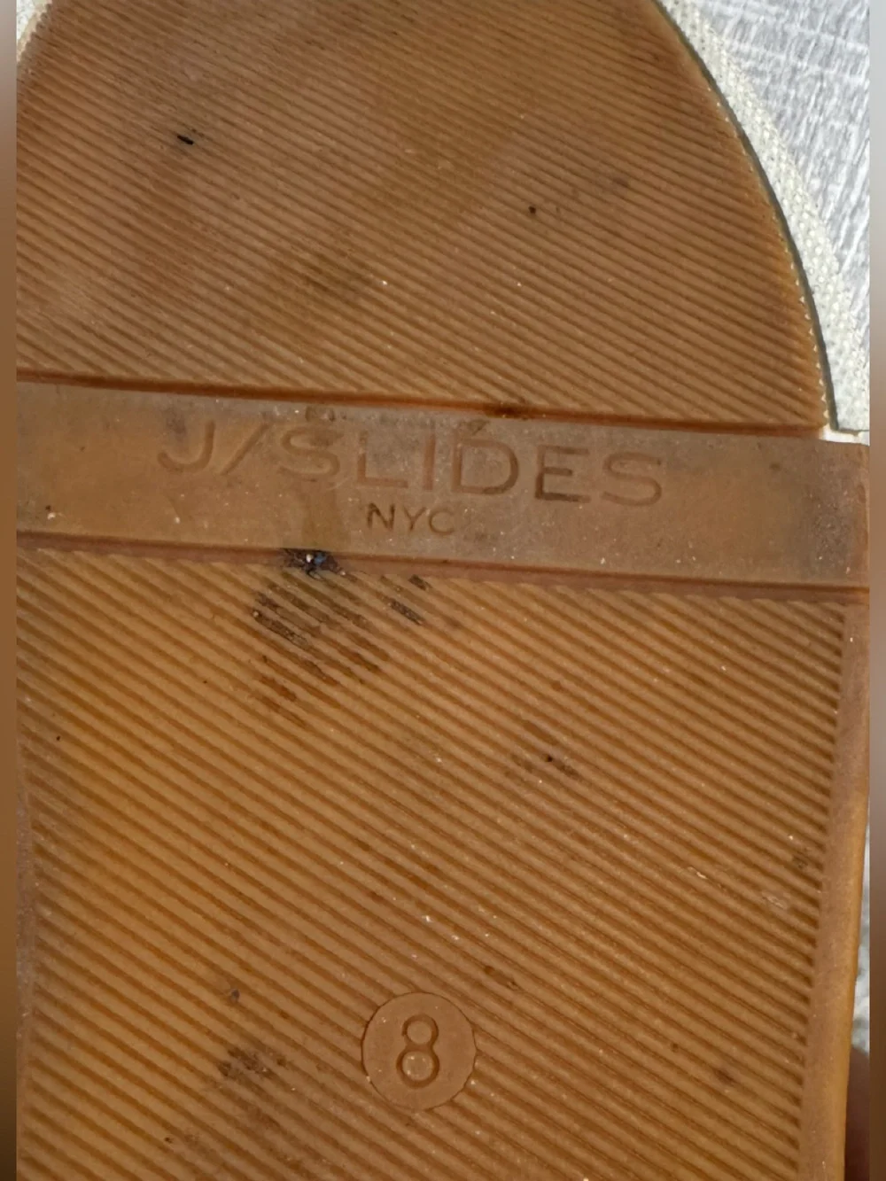 J/Slides Women’s Black Leather Sneakers. Size 8